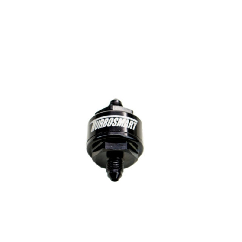 Billet Turbo Oil Feed Filter 44um -3AN  Black