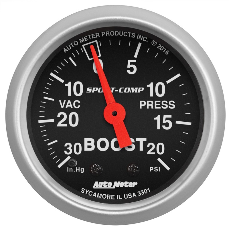 2-1/16″ BOOST/VACUUM, 30 IN HG/20 PSI, MECHANICAL, SPORT-COMP