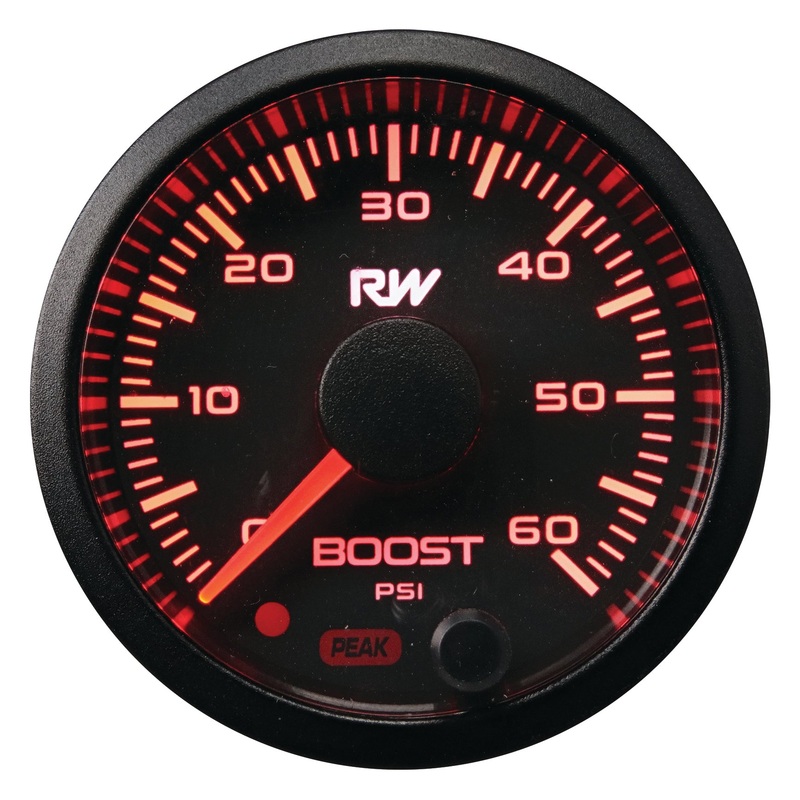 Raceworks 52MM Electronic Diesel Boost Gauge