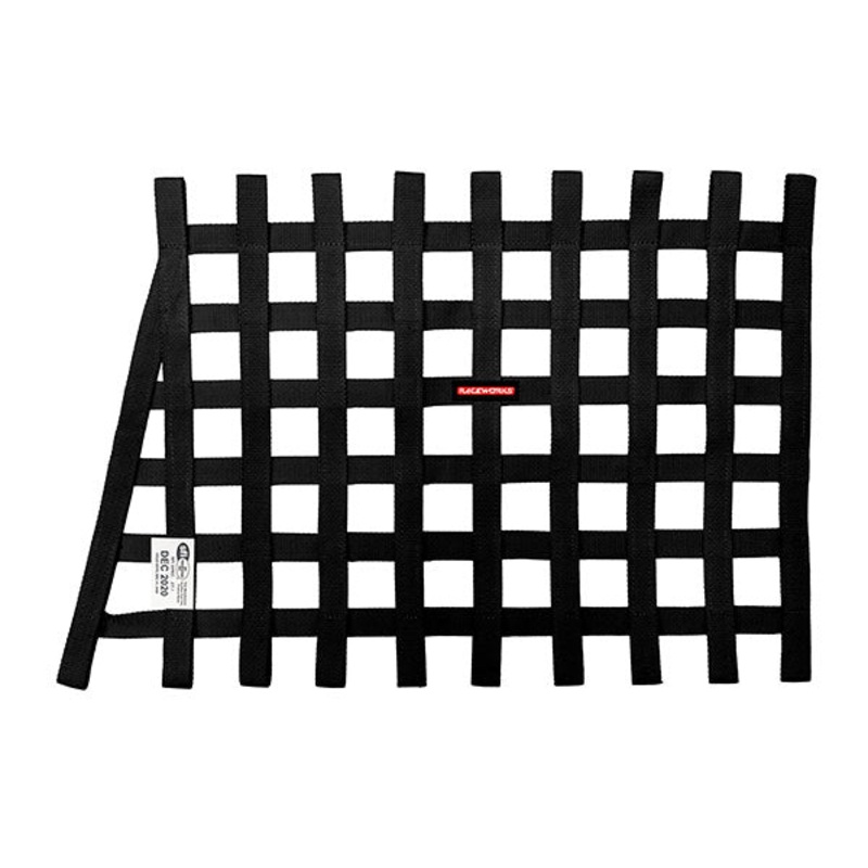Raceworks Window  Oblong Nets Black