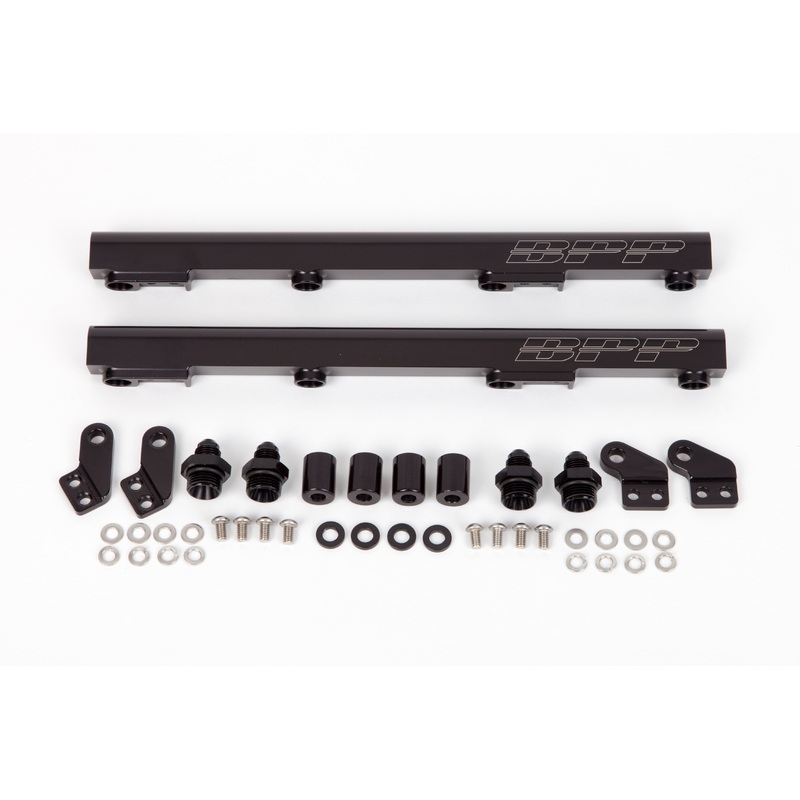 BPP Toyota 1UZ-FE Fuel Rail Kit Black