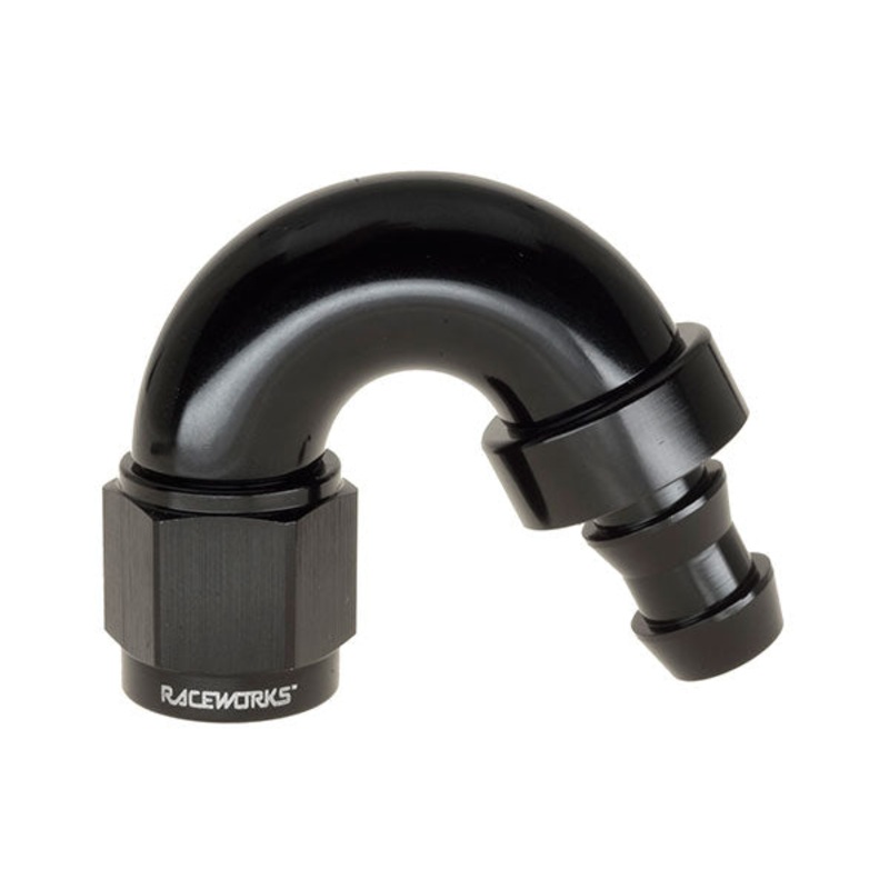 Raceworks 400 Series Push Lok – 150 Degree AN-4