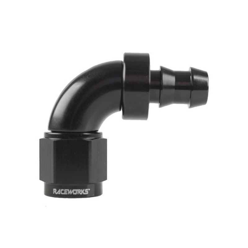 Raceworks 400 Series Push Lok – 90 Degree AN-4
