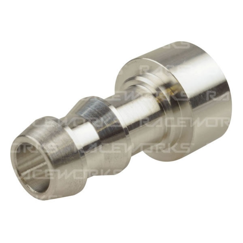Raceworks Aluminium Push Lok Hose Tail/Barb Weld Ons -6 Weld on push lock tail Aluminum