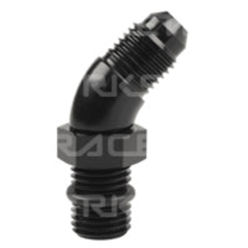 Raceworks AN Male Flare to AN ORB 45 Degree AN-4