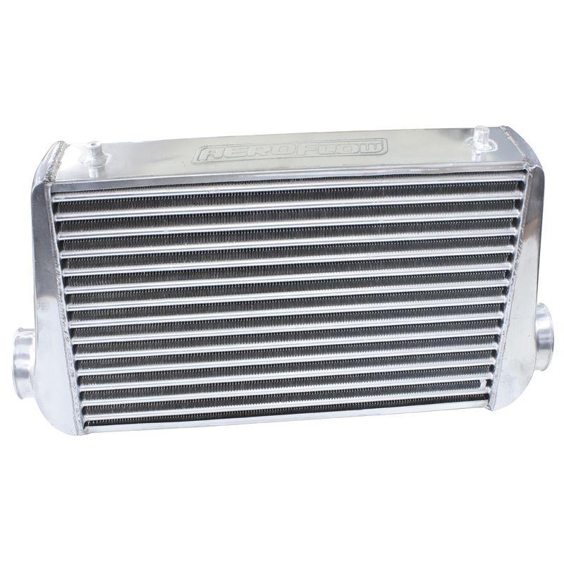 450 x 300 x 76mm 3″ IN/OUT ALUMINIUM INTERCOOLER AF90-1001 Black