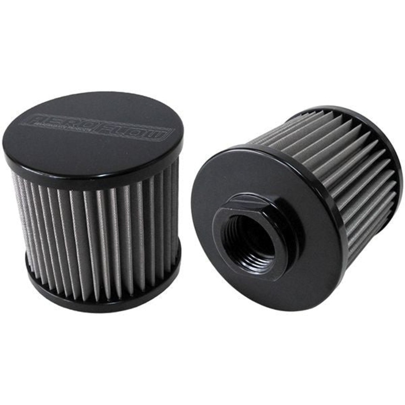 Aeroflow Stainless Steel Billet Breather with -12AN Female Thread