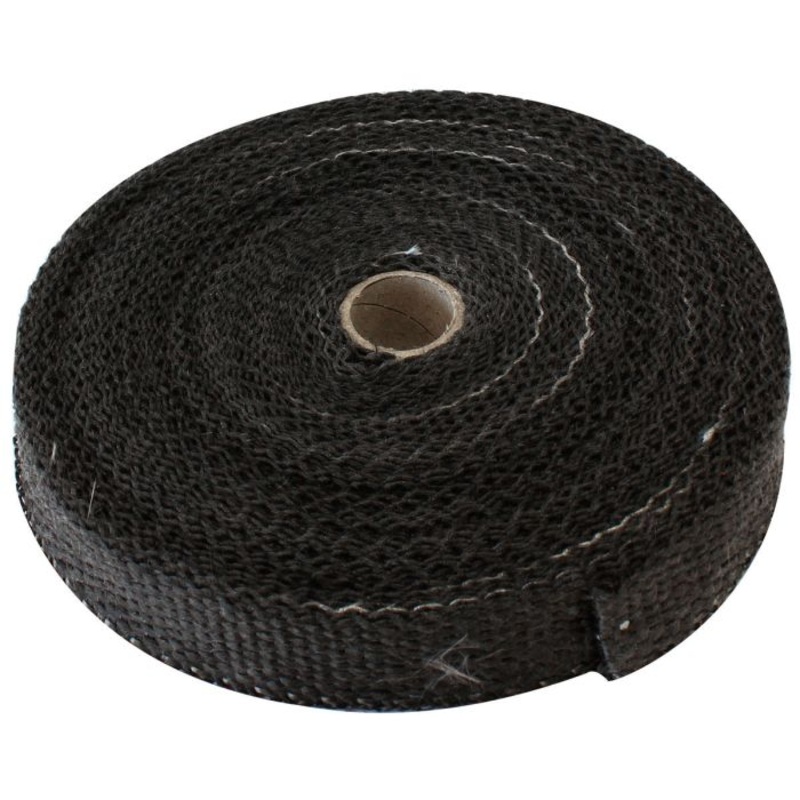 Exhaust Insulation Wrap 1″ Wide, 50ft Length, Black