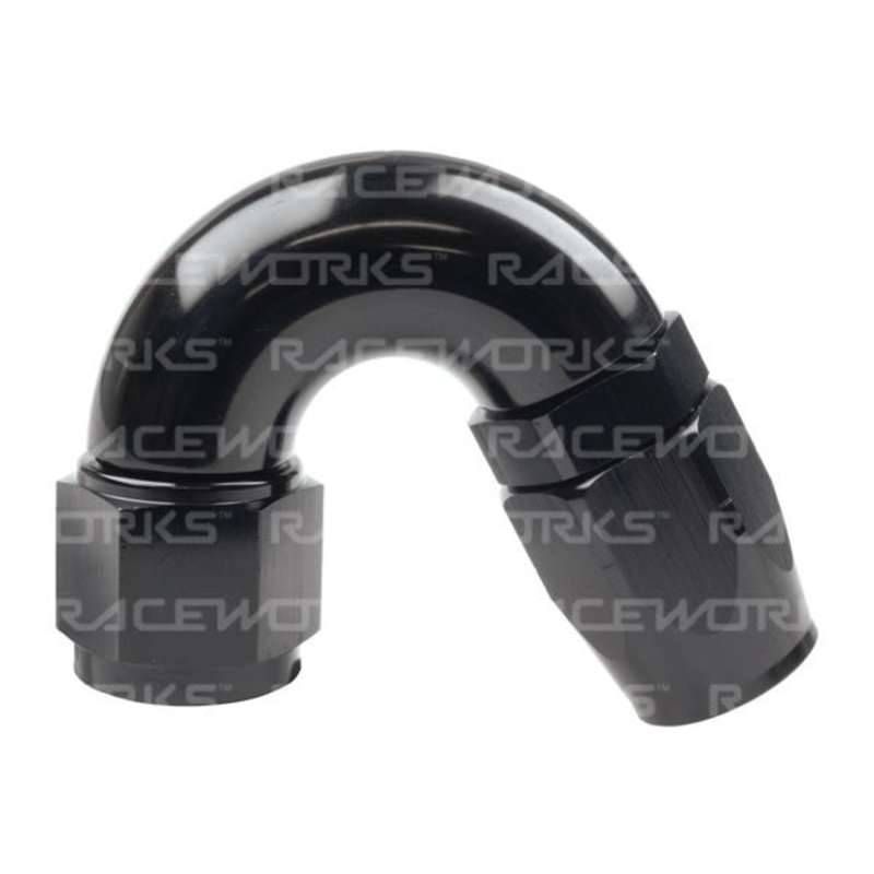 Raceworks 100/120 Series Cutter Style Hose Ends – 150 Degree AN-4