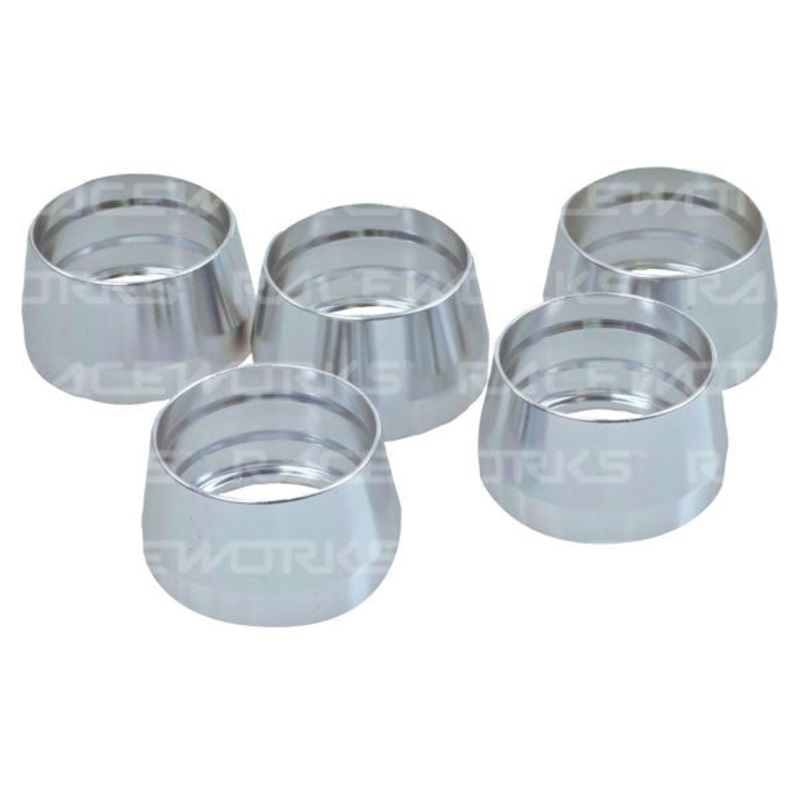 Raceworks 200 Series Teflon Hose Olive Inserts – 5pce AN-3