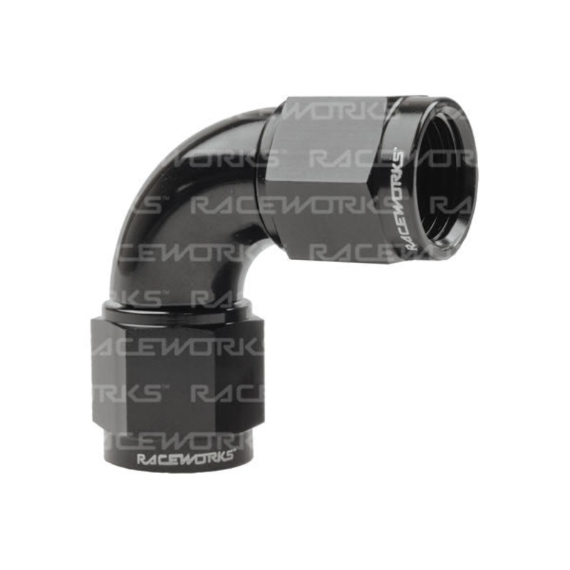 Raceworks AN Female to Female Swivel – 90 Degree AN-3