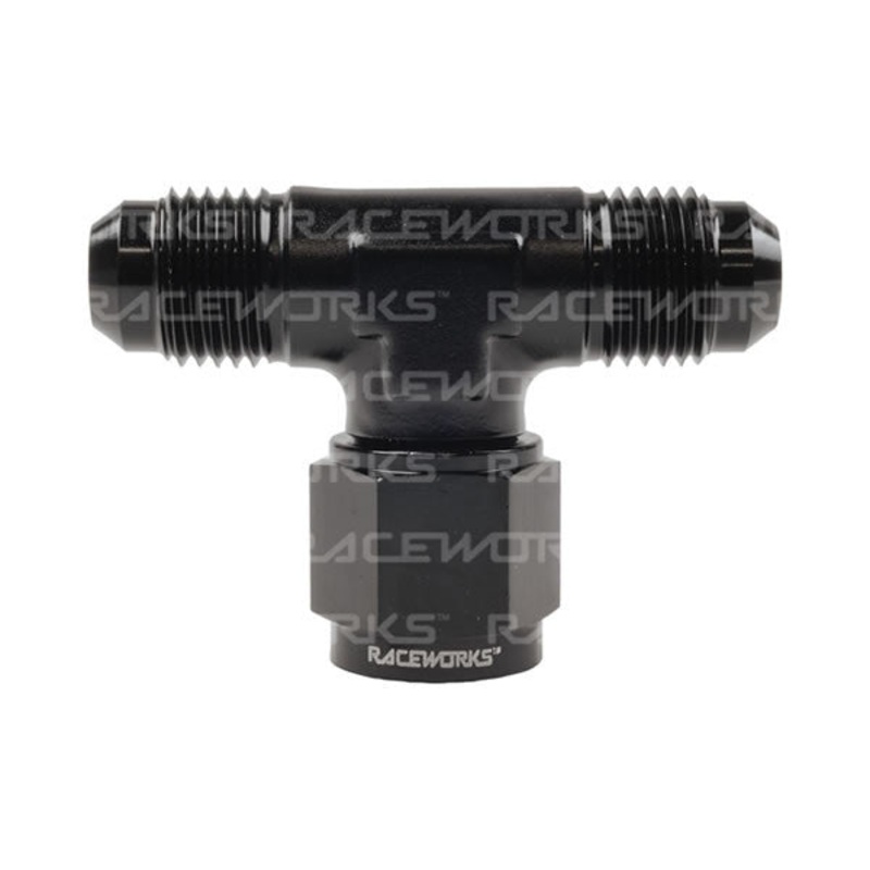 Raceworks AN Male Flare with Swivel On Branch AN-3
