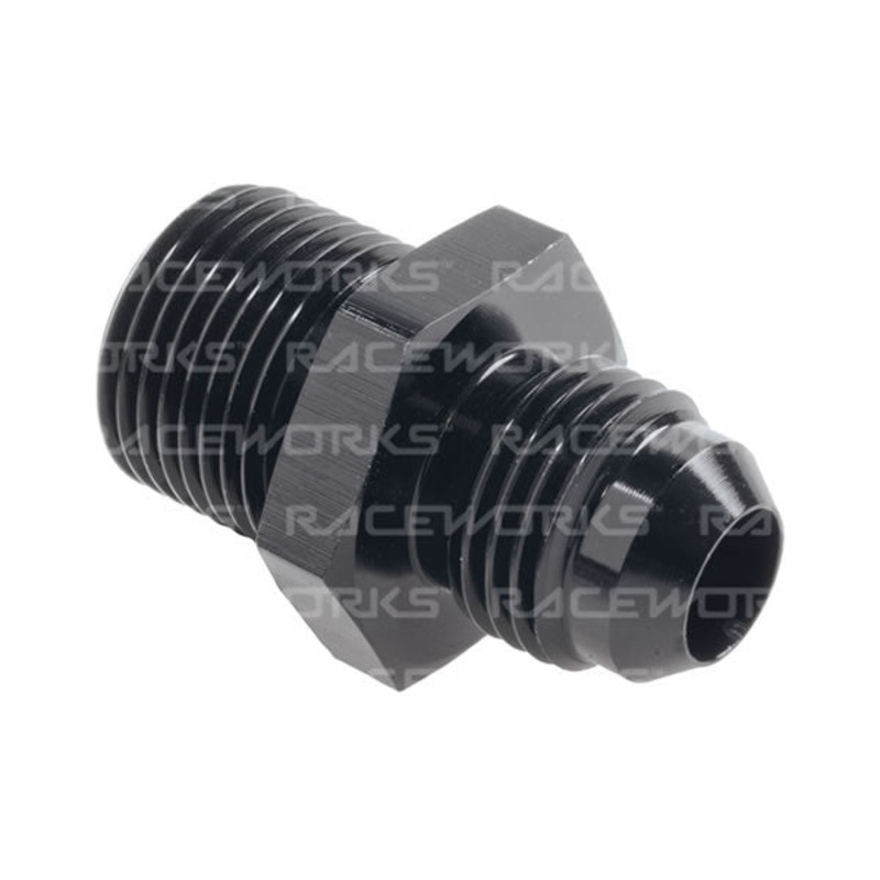 Raceworks  AN To BSPP Adapters MALE FLARE AN-4 TO MALE BSPP 1/8IN