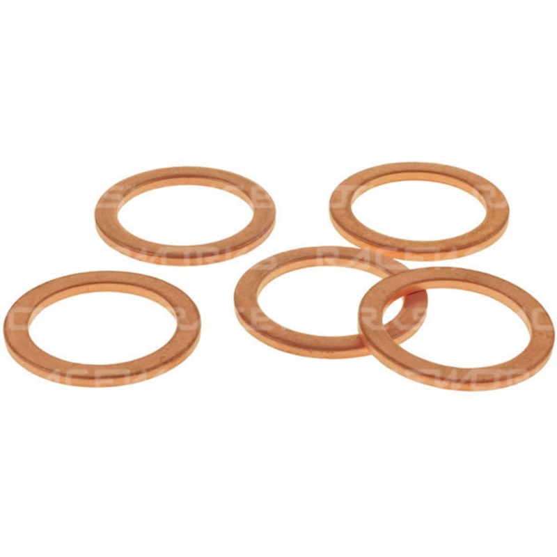 Raceworks Copper Washers  (5 pack) 8mm