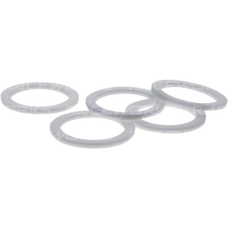 Raceworks Teflon Washers TEFLON WASHERS AN-3 ID9.8MM OD15.9MM T1.5 5PK