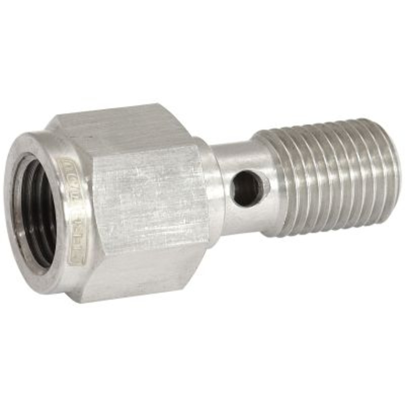 3/8-24″ Banjo Bolt with 1/8″ NPT Port 304 Stainless Steel Material