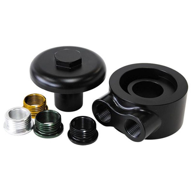 Billet Oil Filter Block Adapter AF64-2098