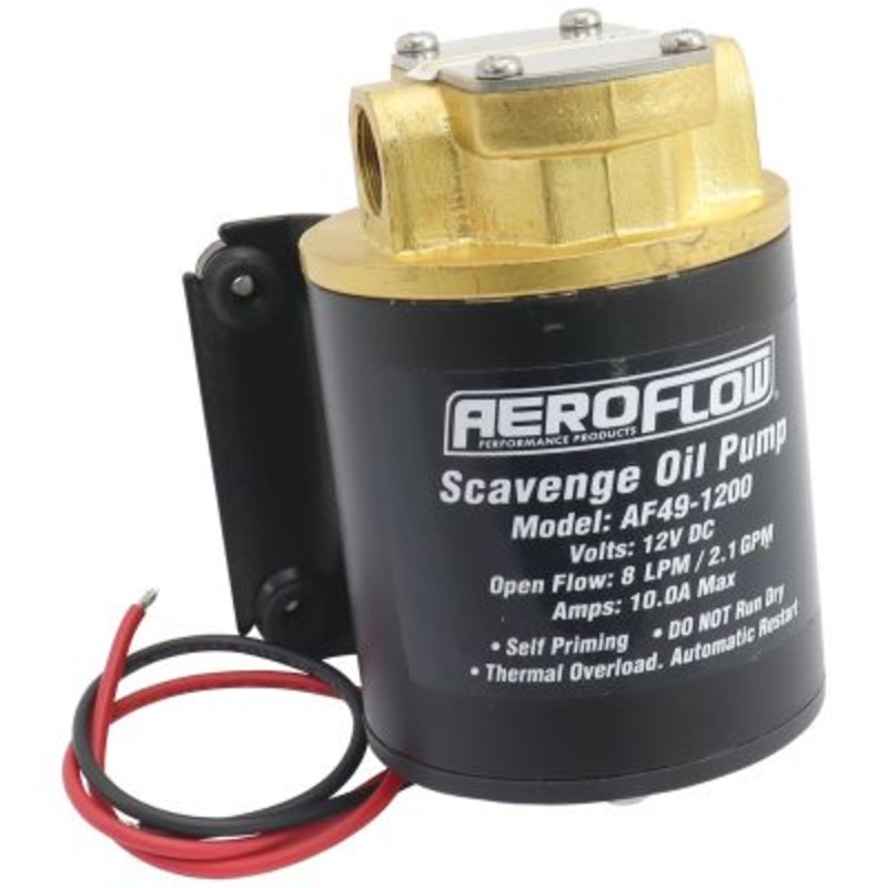 Electric Oil Transfer/Scavenge Gear Pump Flows up to 8 Litres to Minute (2.1 Gallons Per Minute )