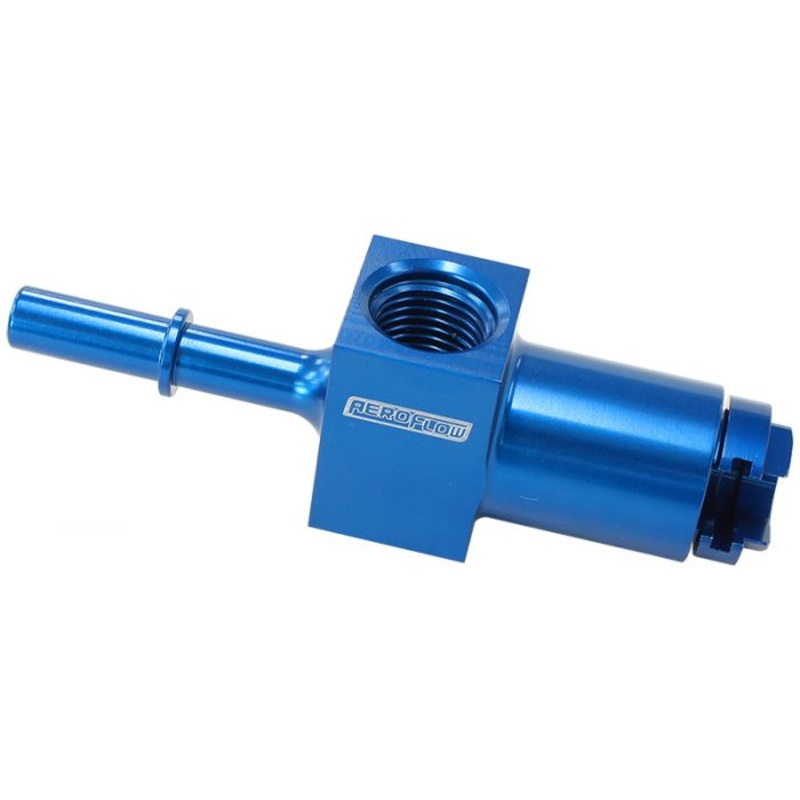 Push-On 5/16″ Female to Male EFI Fuel Fitting Black