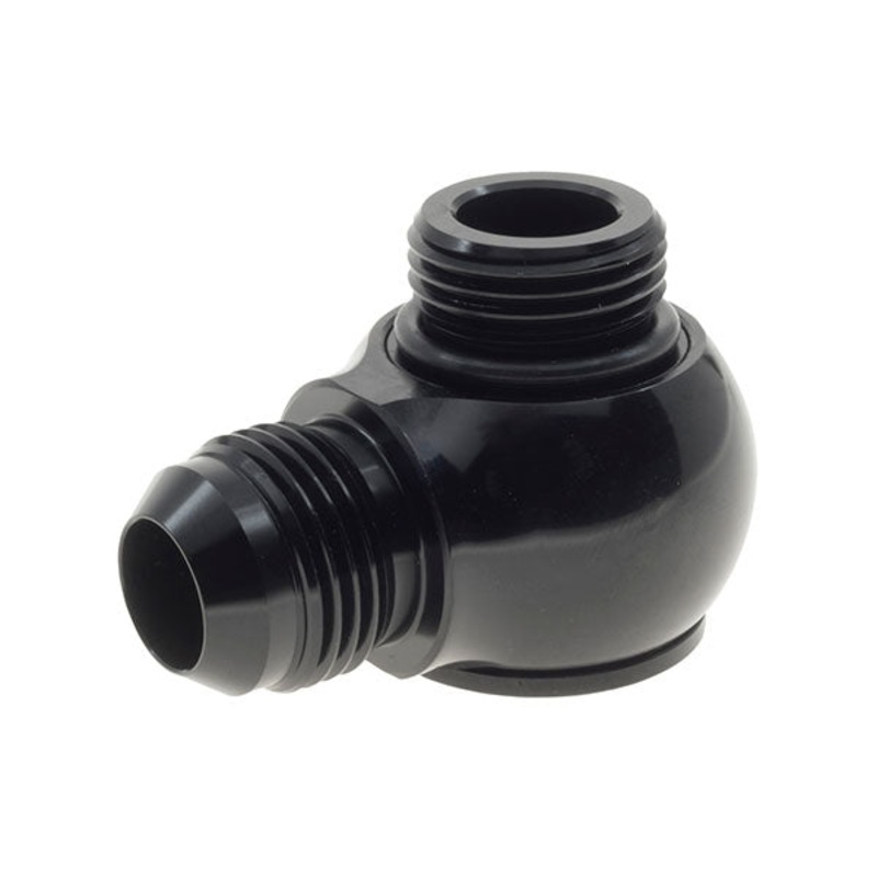 Raceworks 90 Low Profile -ORB to AN Male Adapter -6 to-6an