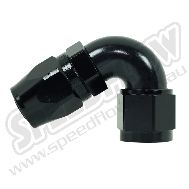 Speedflow 100 Series 120 Degree Hose End -4 Black