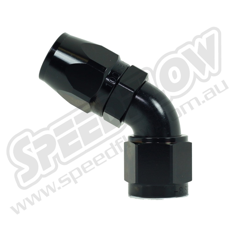 Speedflow 100 Series 60 Degree Hose Ends -4 Black