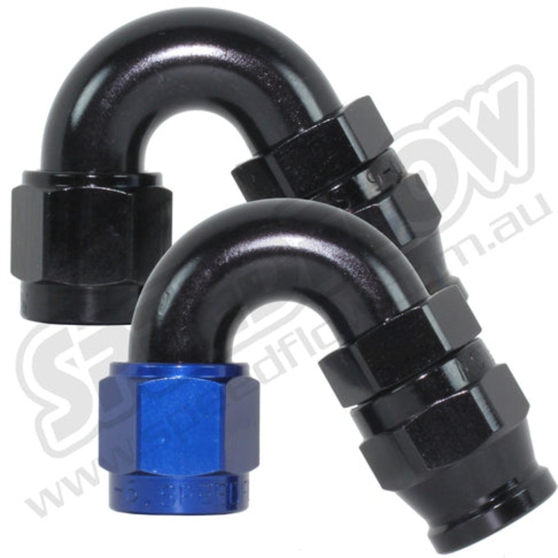 Speedflow 200 Series 150 Degree Hose End -4 Black