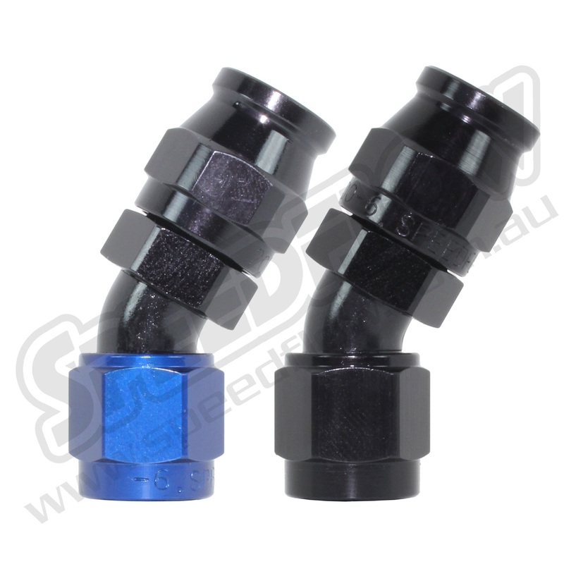 Speedflow 200 Series 30 Degree Hose End -4 Black