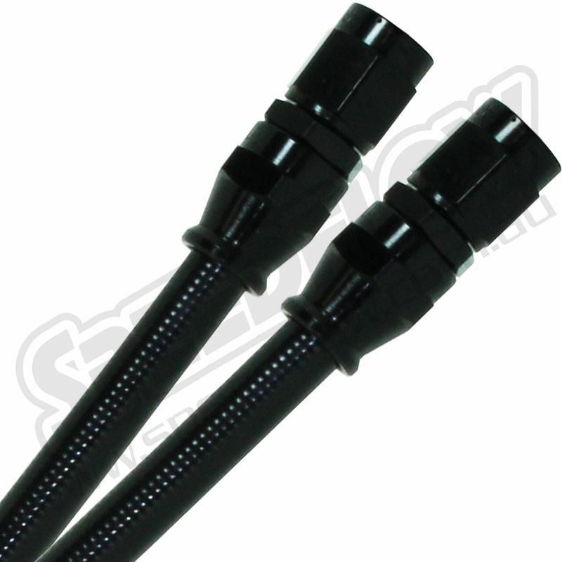 Speedflow 200 Series Teflon Braided Hose with Black PVC Cover -2