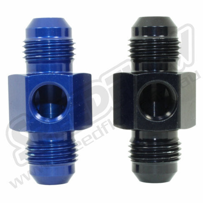 Speedflow Male to Male with 1/8″NPT Port -6 Blue
