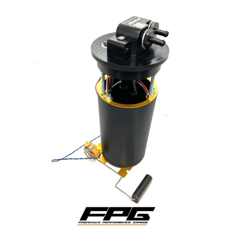 FPG Nissan Skyline R32GT-R BNR32 C34 Stagea WGNC34 In-Tank Surge Tank Single Twin Pump Hanger v4 FPG-085 5/16″ Barb 5/16″ Barb 1 (Single)