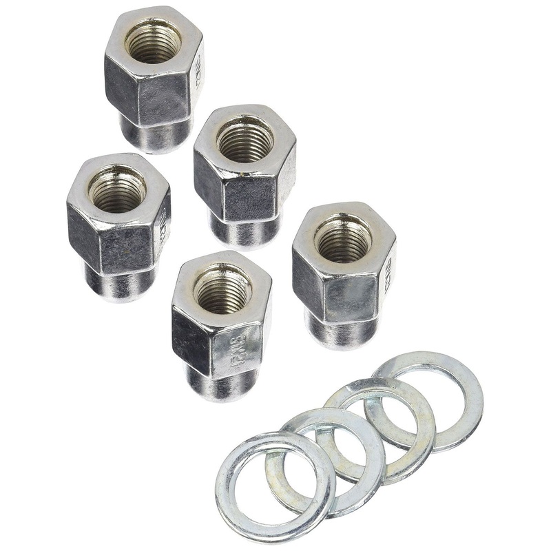Open End Wheel Nut and Washer 12mm x 1.5 Suit Alumastar, Magnum Drag Wheels (5 Pack)