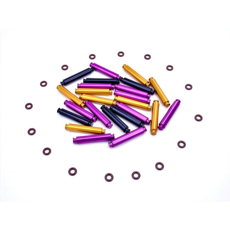 Platinum Racing Products Injector Block Offs Black