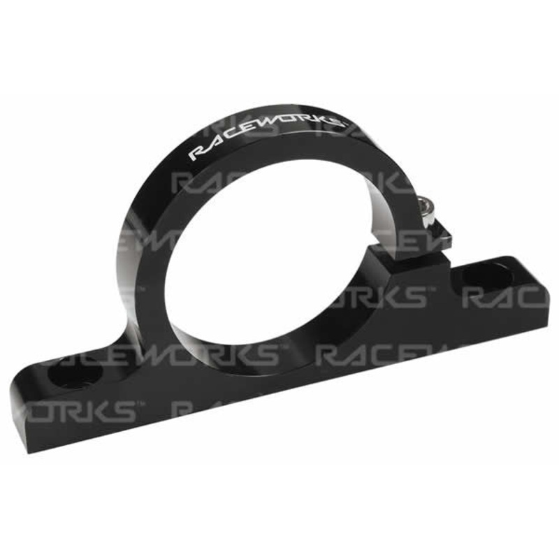 Raceworks Billet Filter Bracket Black 50mm