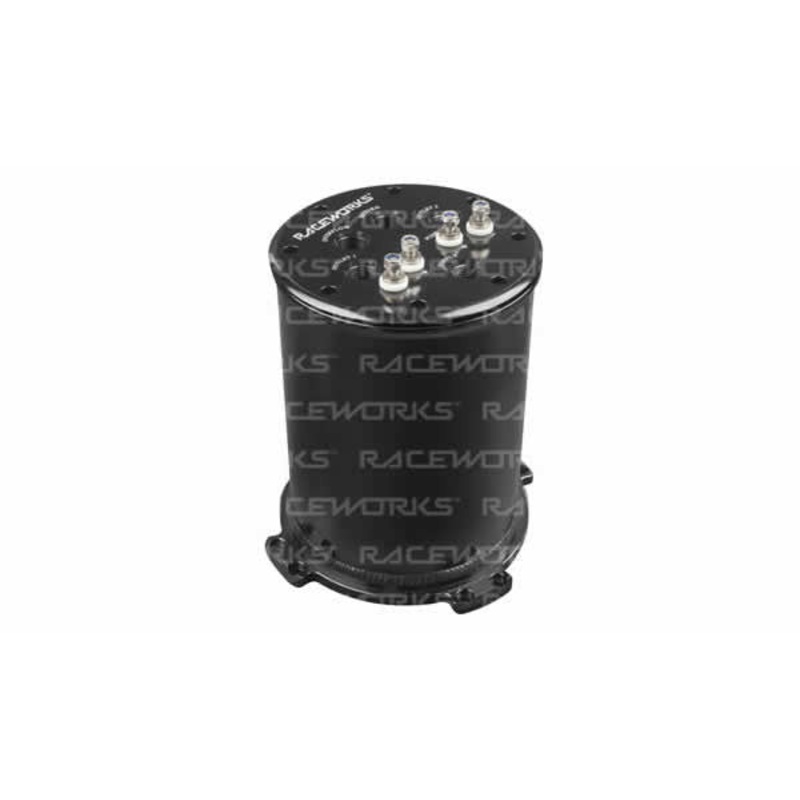 Raceworks Surge Tank 2.8L Suits Single/Twin 39MM-40MM Intank Pumps ALY-083BK