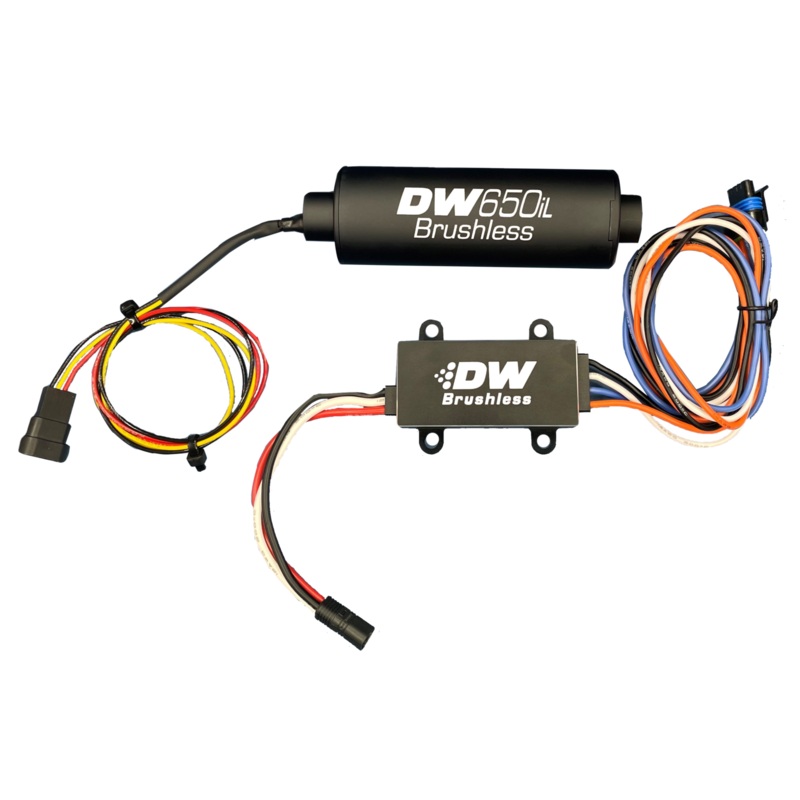 Deatschwerks DW650iL 650LPH Brushless In-Line Fuel Pump with PWM Controller