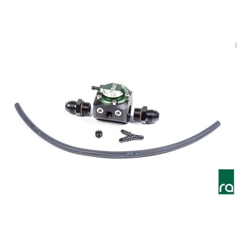 Radium Engineering Fuel Rail In Line Extra Range Pulse Damper 8AN