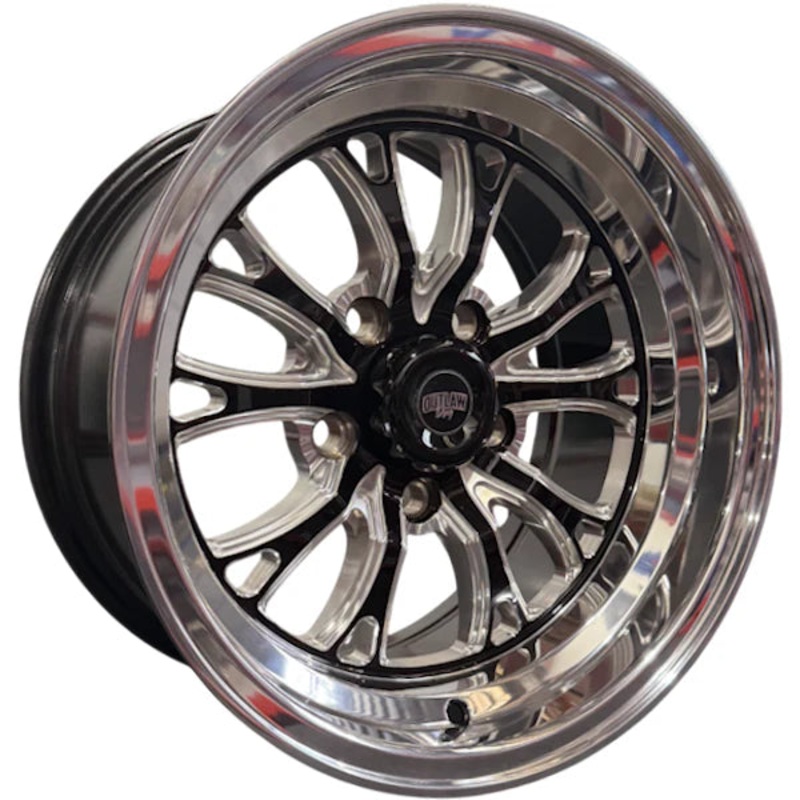INTENSITY 15×10 5.5″ BS (0) – GLOSS BLACK POLISHED LIP 5×114.3/ Ford No No