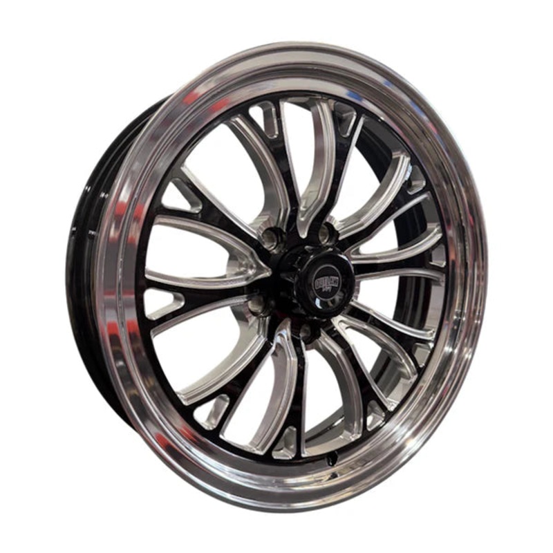 INTENSITY 17×4.5 1.75″ BS (-24) – GLOSS BLACK POLISHED LIP 5×114.3/Ford No