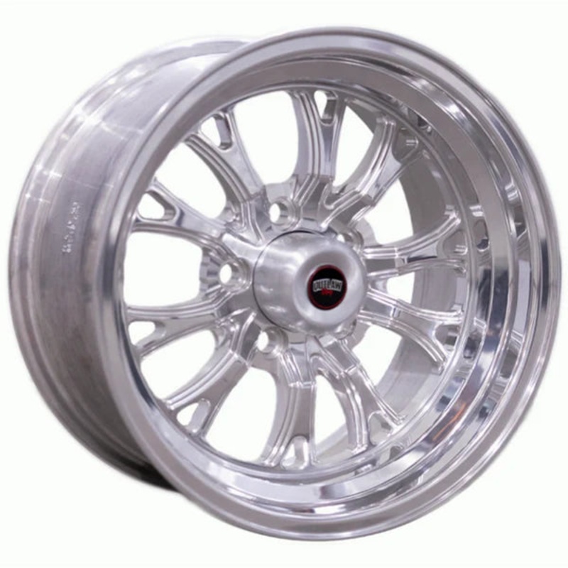 Outlaw DragINTENSITY 15×8 5.5″ BS (+27) – POLISHED 5×114.3 No No