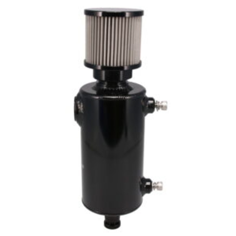 Raceworks Catch Can 1.0L (Round w/ Straight Port)