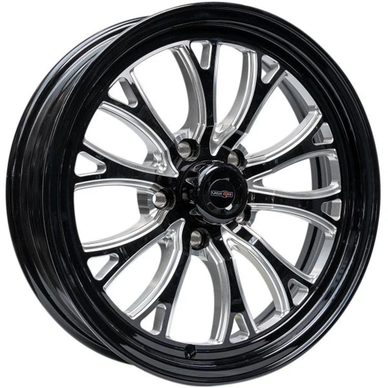 OUTLAW DRAG INTENSITY 15×4 -1.75″ BS  GLOSS BLACK MILLED 5X114.3 No
