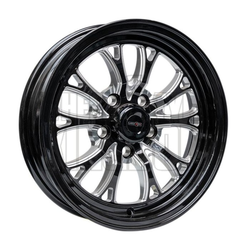 OUTLAW DRAG INTENSITY 17×4.5 – 1.75″ BS  GLOSS BLACK MILLED 5X114.3 No