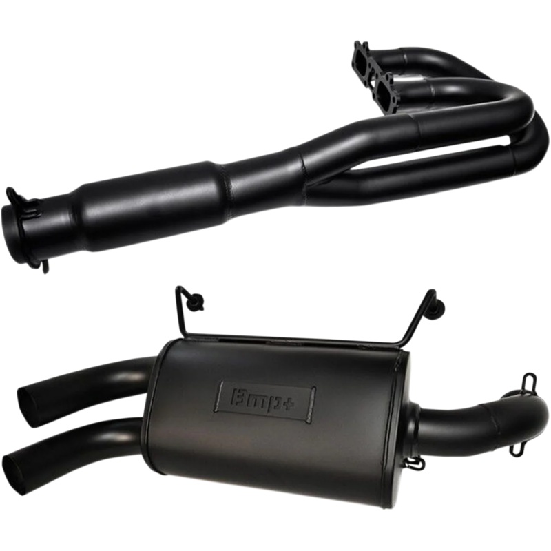Bikeman Performance Double Barrel Exhaust System – Ceramic Black 08-308-CB