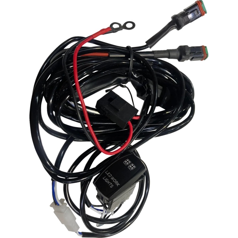 Brite-Lites Rocker Switch Wiring Harness – 2 Outputs BL-WHHDR2
