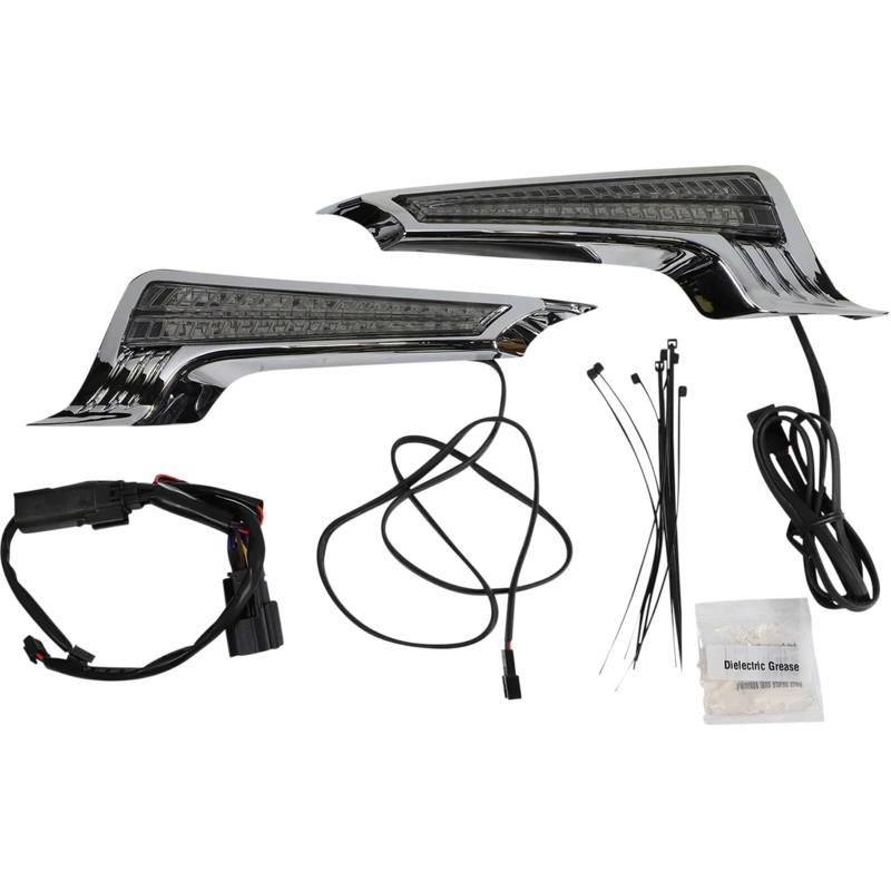 Ciro Filler Panel LED Lights – Chrome – Red 40045