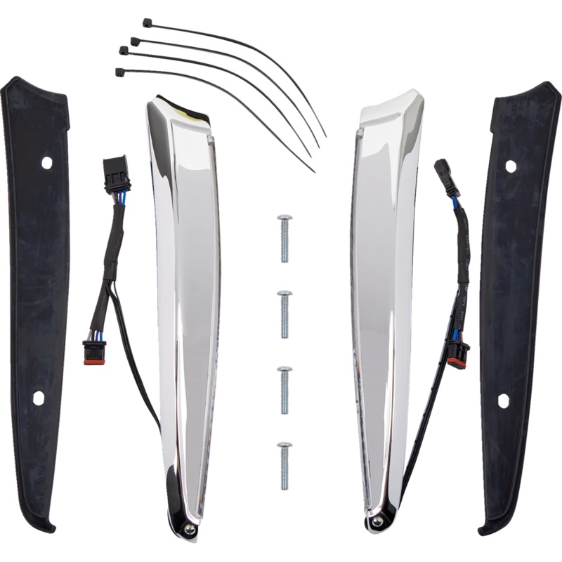 Ciro LED Windshield Trim – Chrome – FLTR 11050