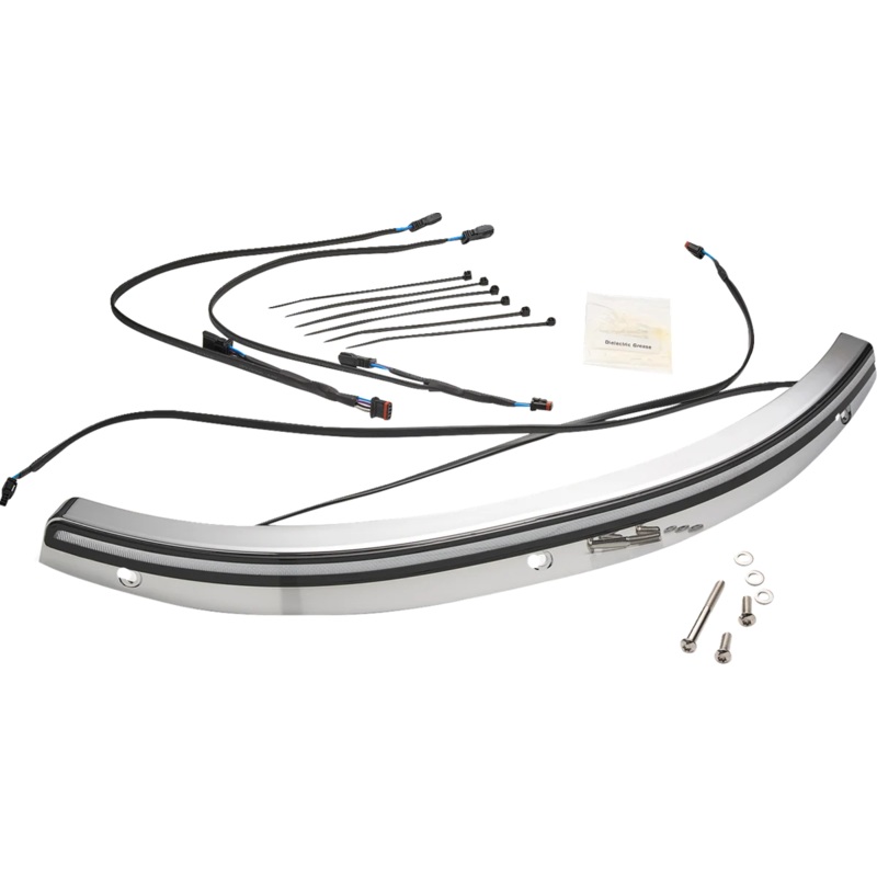 Ciro Solaire LED Windshield Trim – Chrome 12000