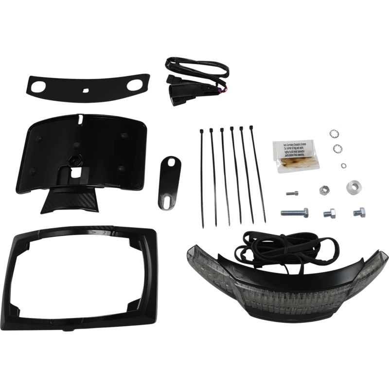 Ciro Taillight/License Plate Holder – Black 40052