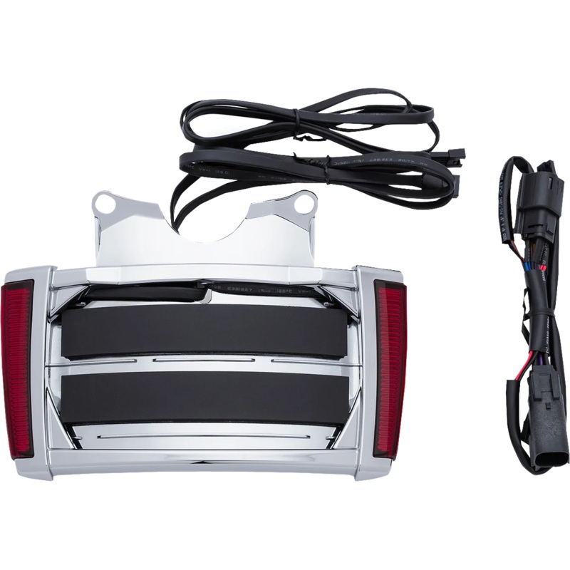 Ciro License Plate Frame – Chrome – Red 40300